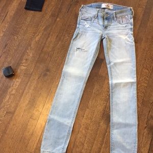 Vintage Y2K Unique Low Rise Sequin Hollister Skinny Jeans